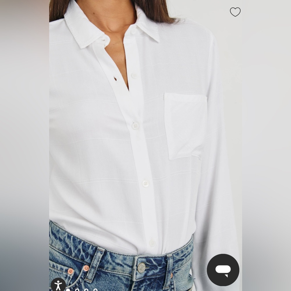 Rails for Nordstrom White Plaid Shirt